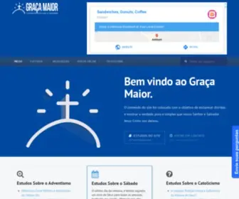 Gracamaior.com.br(Bem vindo ao Graça Maior) Screenshot