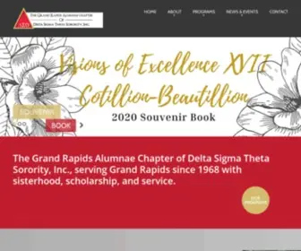 GraCDeltas.org(The Grand Rapids Alumnae Chapter of Delta Sigma Theta) Screenshot