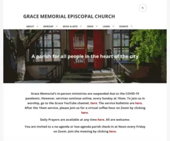 Grace-Memorial.org(Grace Memorial Episcopal Church) Screenshot