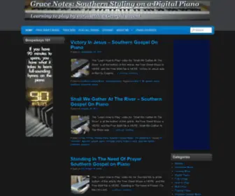 Grace-Notes--Southern-STyling-ON-A-Digital-Piano.com(Grace Notes) Screenshot