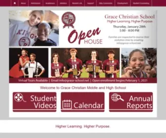 Grace-School.net(Grace Christian School) Screenshot