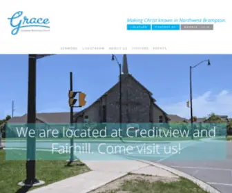 Gracealone.ca(Located in Brampton) Screenshot