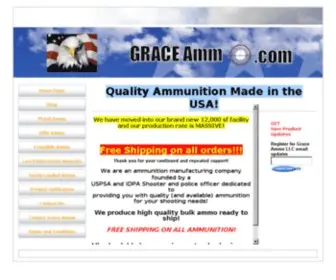 Graceammo.com(Quality Discount Bulk Ammo for Rifle and Pistol Shooting) Screenshot