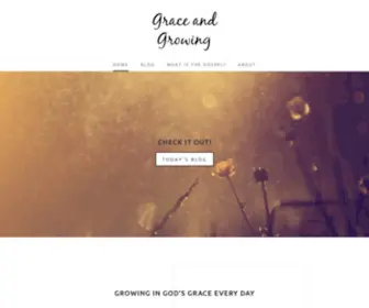 Graceandgrowing.com(Grace and Growing) Screenshot