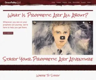 Gracebailey.net(Prophetic Artist) Screenshot