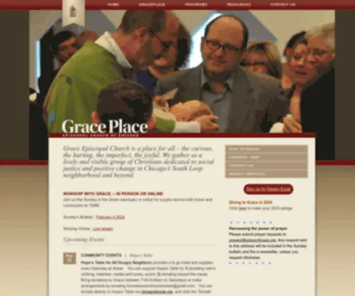 Gracechicago.org(Grace Episcopal Church) Screenshot