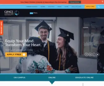 Gracechristian.edu(Grace Christian University) Screenshot