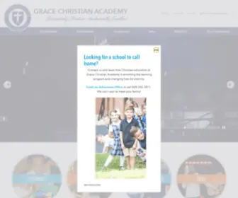 Gracechristianrams.org(Grace Christian Academy) Screenshot