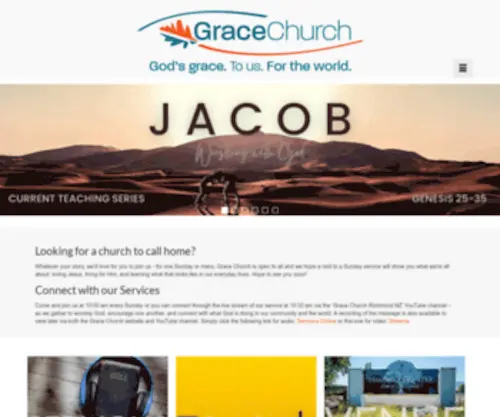 Gracechurch.co.nz(Grace Church) Screenshot