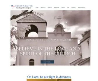 Gracechurchwaycross.com(Grace Episcopal Church) Screenshot