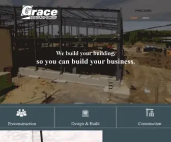 Gracecm.com(Grace Construction Management Top Commercial Contractor New Jersey) Screenshot