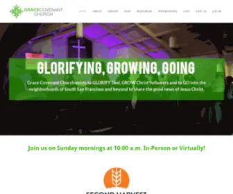 Gracecovssf.com(Grace Covenant Church South San Francisco) Screenshot