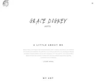 Gracedigney.com(Grace Digney Art) Screenshot