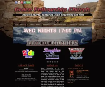 Gracefellowshiprusk.com(This FaithLife page) Screenshot