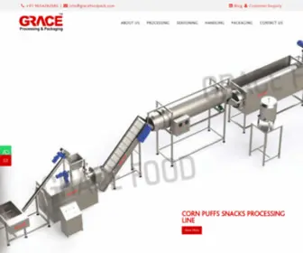 Gracefoodpack.com(Grace Food Processing & Packaging Machinery) Screenshot