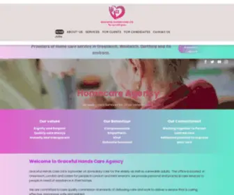 Gracefulhandscare.co.uk(Home Care Domiciliary Services Agency Greenwich) Screenshot