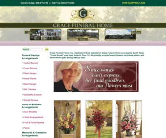 Gracefuneralflowers.net(Grace Funeral Home Flowers) Screenshot