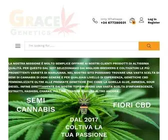 Gracegenetics.com(Grace Genetics Cannabis Seeds bank) Screenshot