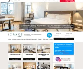 Gracehotel.com.au(The Grace Sydney) Screenshot