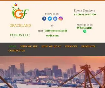 Gracelandfoods.com(Graceland Foods LLC) Screenshot