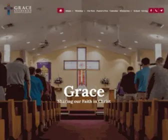 Gracelcms.com(Grace Lutheran Church) Screenshot