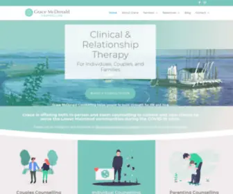 GracemCDonald.ca(Clinical & Relationship Therapy) Screenshot