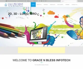 Gracenbless.com(Grace n Bless Infotech) Screenshot