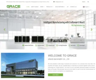 Gracepm.com(Extrusion Equipment) Screenshot