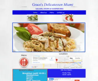 Gracesdeli.com(Restaurant-Miami, FL) Screenshot