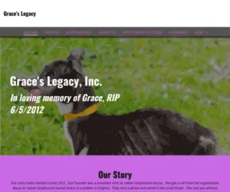 Graceslegacy.org(Grace's Legacy) Screenshot