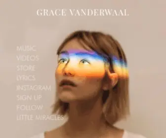 Gracevanderwaal.com(Grace VanderWaal) Screenshot