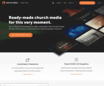 Gracewaymedia.com(All-in-One Church Media & Graphics Resource) Screenshot