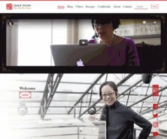Graceyoung.com(Chinese cooking) Screenshot