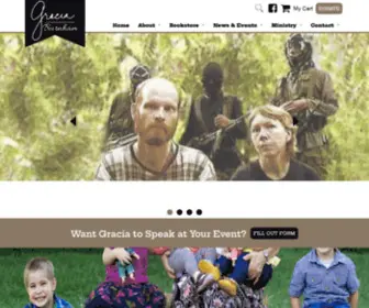 Graciaburnham.org(Martin and Gracia Burnham Foundation. In The Presence Of My Enemies) Screenshot