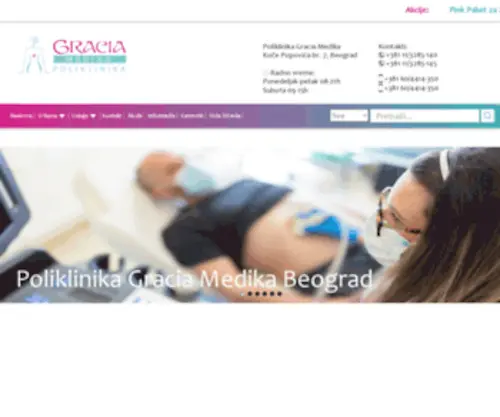 Graciamedika.com(Gracia Medika Poliklinika Beograd) Screenshot