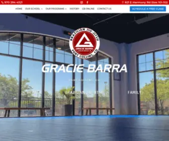 Graciebarrafortcollins.com(Gracie Brazilian Jiu Jitsu) Screenshot