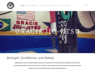 Graciedalycity.com(Charles Gracie Jiu) Screenshot