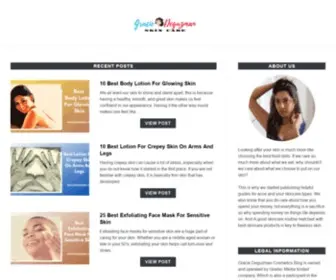 Graciedeguzman.com(Gracie Deguzman Skin Care Blog) Screenshot