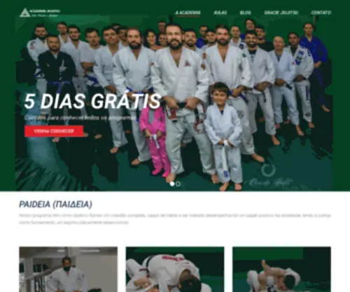 Graciejiujitsu.com.br(Academia Jiujitsu) Screenshot