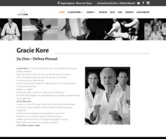 Graciekore.com.br(Excelência em Jiu) Screenshot