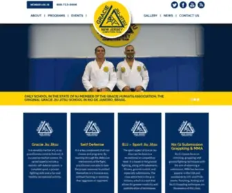 Gracienewjersey.com(Gracie Jiu Jitsu) Screenshot