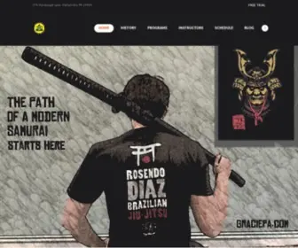 Graciepa.com(Rosendo Diaz Brazilian Jiu Jitsu) Screenshot