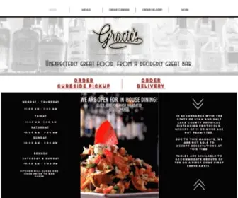 Graciesslc.com(Bar) Screenshot