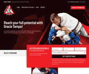 Gracietampa.com(Lutz Martial Arts & Fitness) Screenshot