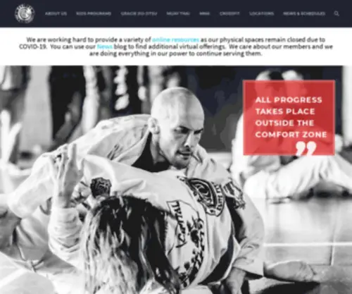 Gracieva.com(MMA, CrossFit, Jiu-Jitsu (BJJ) and Muay Thai for Northern Virginia, Washington DC and Maryland) Screenshot