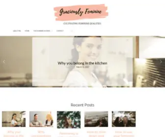 Graciouslyfeminine.com(Premium domain) Screenshot