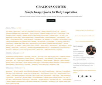 Graciousquotes.com(Gracious Quotes) Screenshot