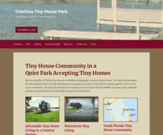 Gracioustinyhousepark.com(Take Me Home Tiny House) Screenshot