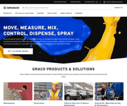 Graco-Mos.com(Graco Inc) Screenshot
