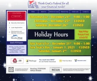 Gracofcu.org(GraCo Federal Credit Union) Screenshot